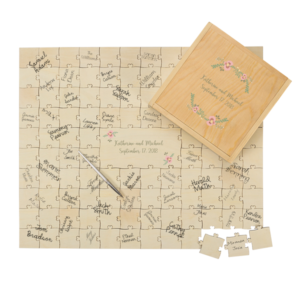 Personalized Wedding Guestbook Puzzle