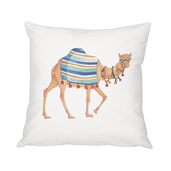 16� Camel Throw Pillow