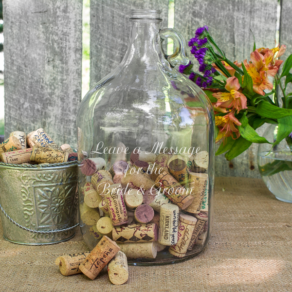 Wedding Wishes in a Bottle Guest Book