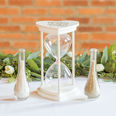 Oh, Happy Unity Sand Ceremony Hourglass Set