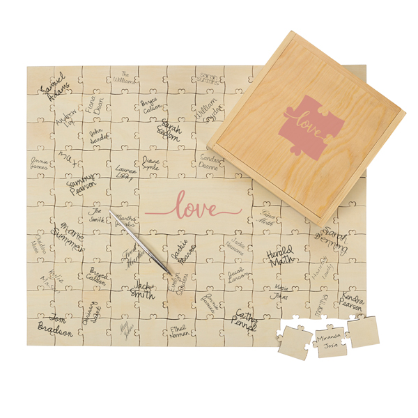 Love Wedding Guestbook Puzzle