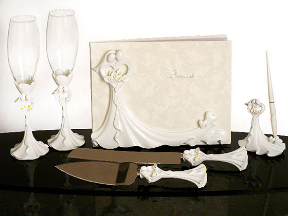 Bride & Groom Calla Lilies Set