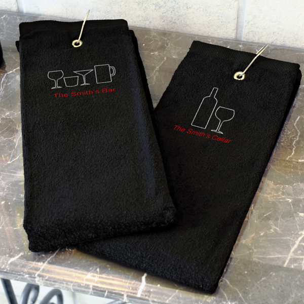 Personalized Bar Towels