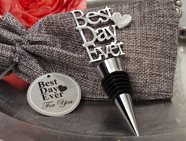 Our Best Day Ever Chrome Bottle stopper