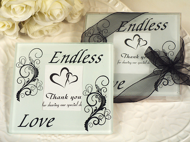 Our Endless Love Glass Coasters