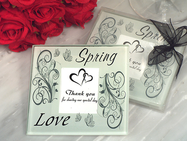 Spring Love Photo Coaster