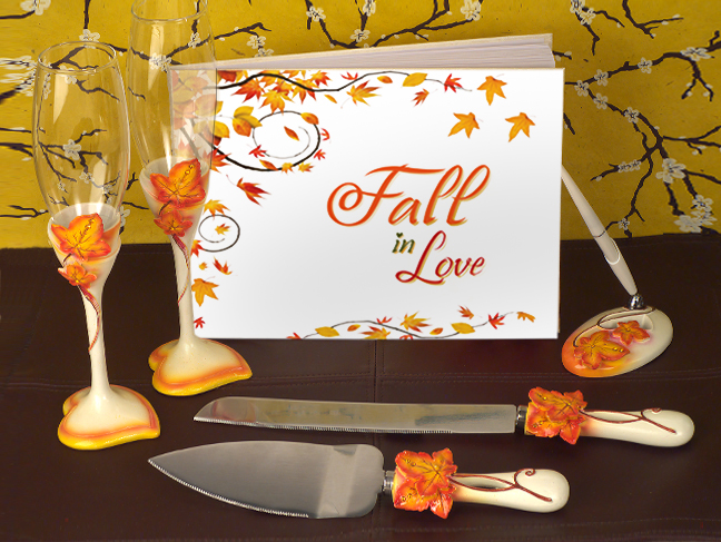 Fall In Love Wedding Accessory Set