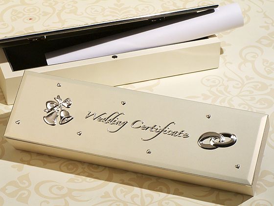 Keepsake Wedding Certificate Holder