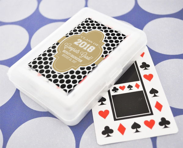 Hats off to You Graduation Playing Cards
