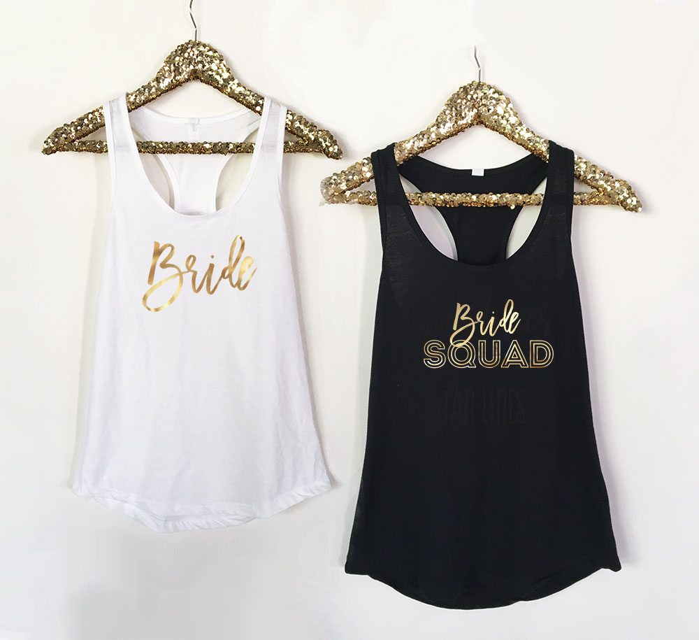 Bridal Theme Tank Tops
