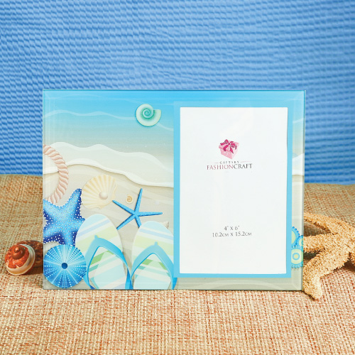 Beach Theme Glass Frame