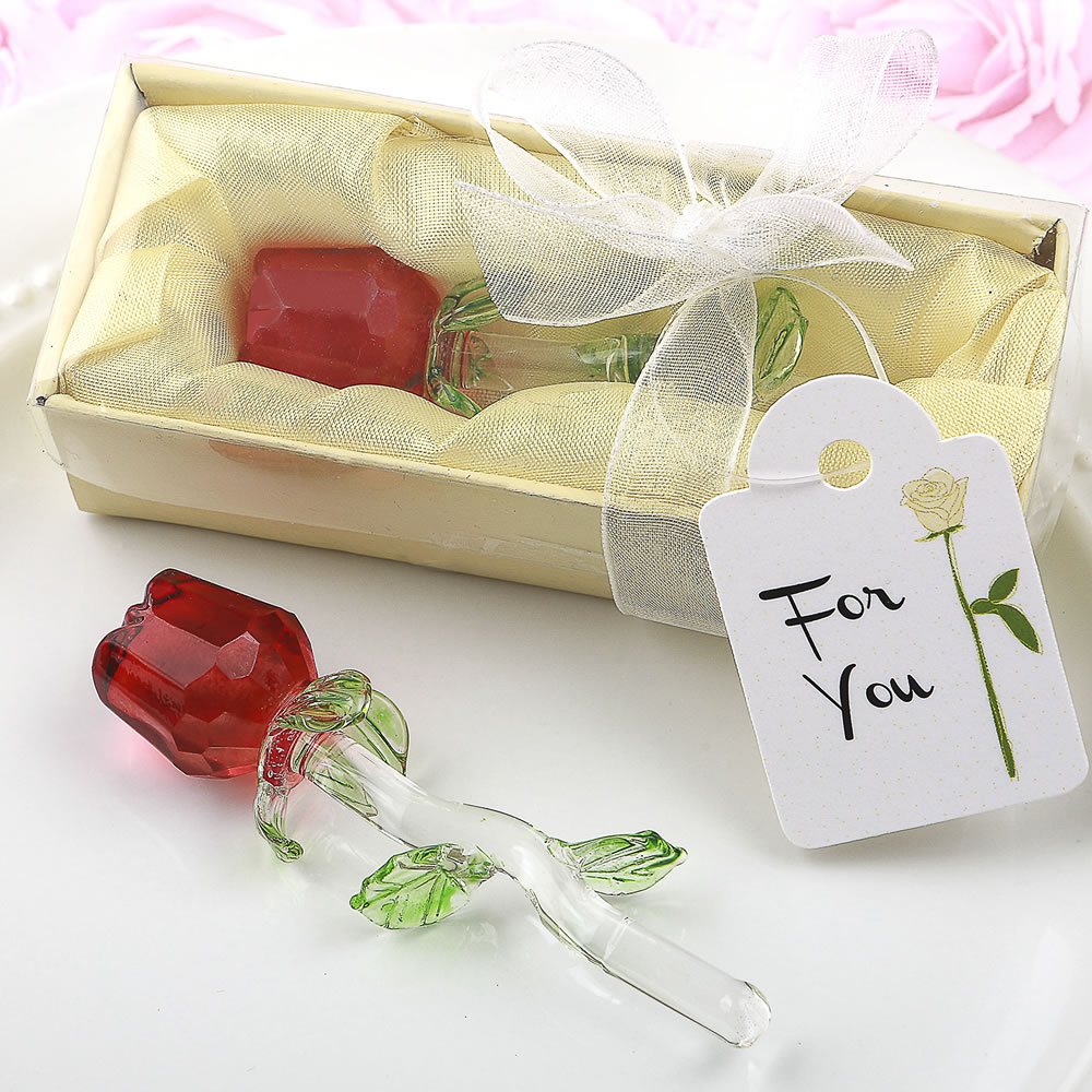 Crystal Long stem Red rose
