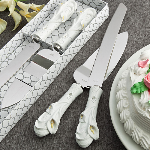 Calla Lily Design Cake Set
