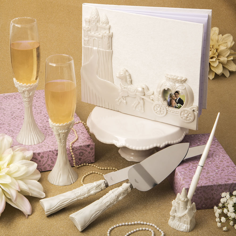 Fairytale design / Cinderella themed wedding accessory set