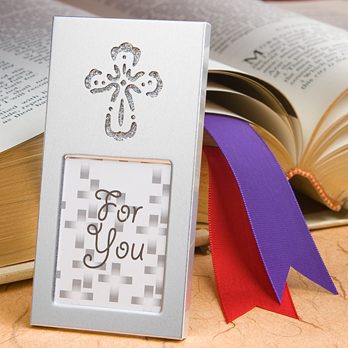 Shining Cross picture frame