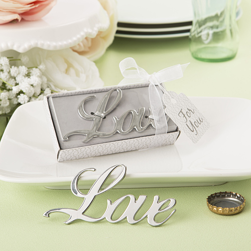 Love Themed metal bottle opener