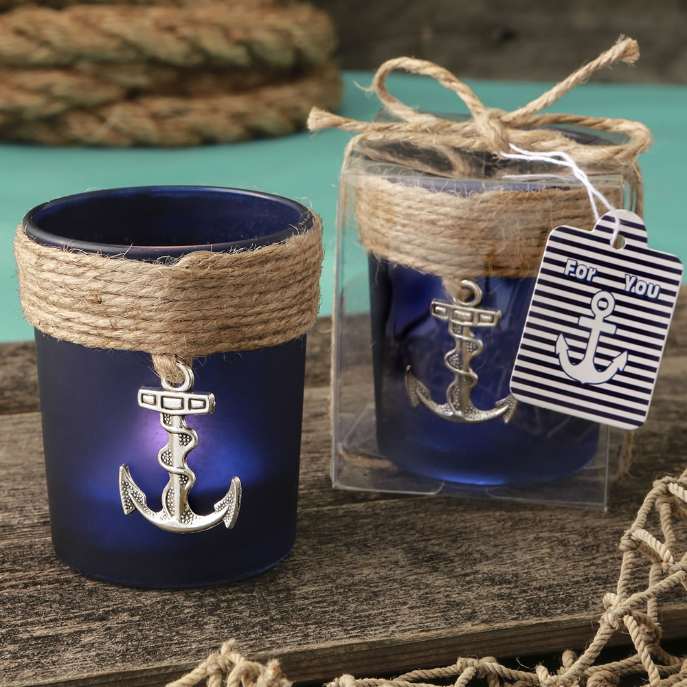 Anchor Design glass votive