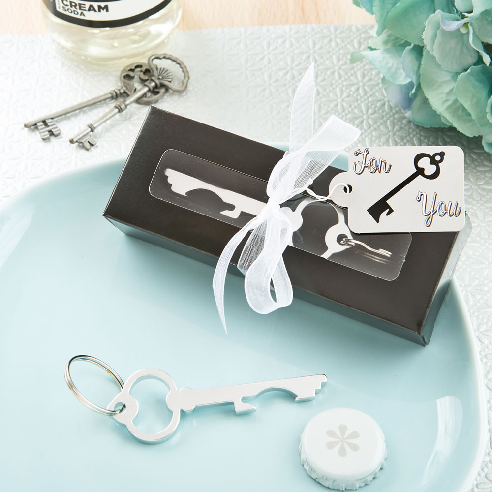 Classy Silver metal key bottle opener