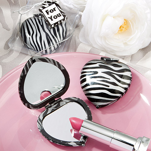 Zebra Print Mirror Compacts
