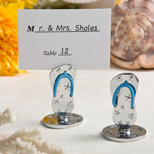Flip Flop Themed place card and photo holders