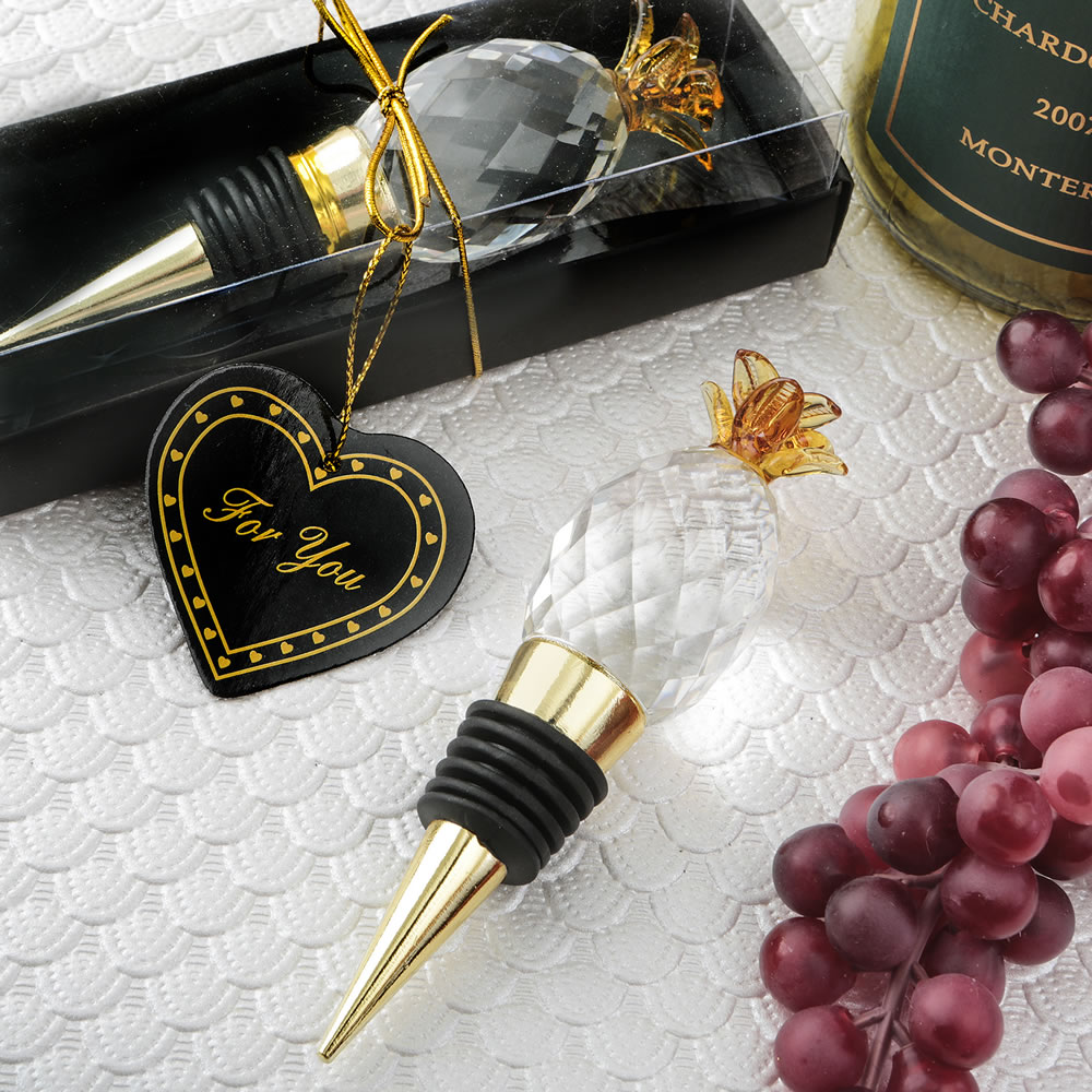 Choice Crystal Pineapple bottle stopper