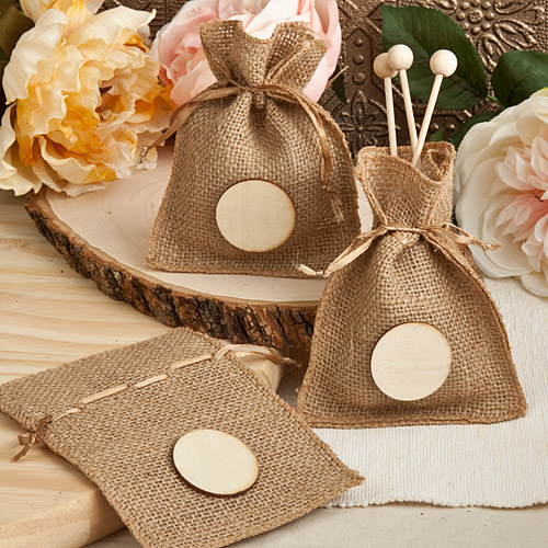 Perfectly Plain Collection Burlap Treat Bags