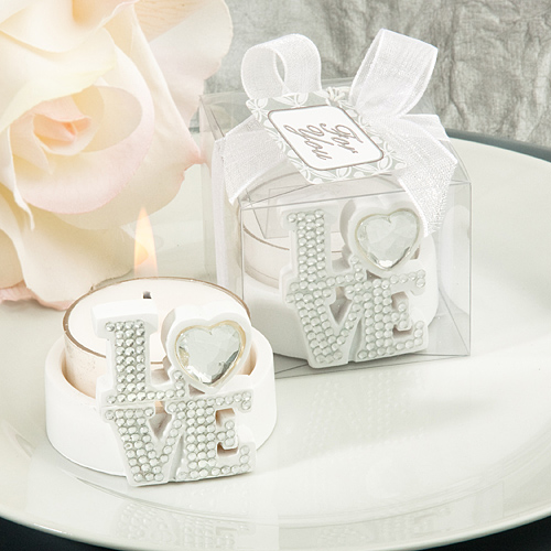 Bling Collection LOVE candle holders