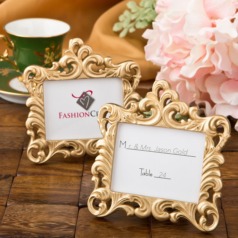 Gold Baroque style frame favor