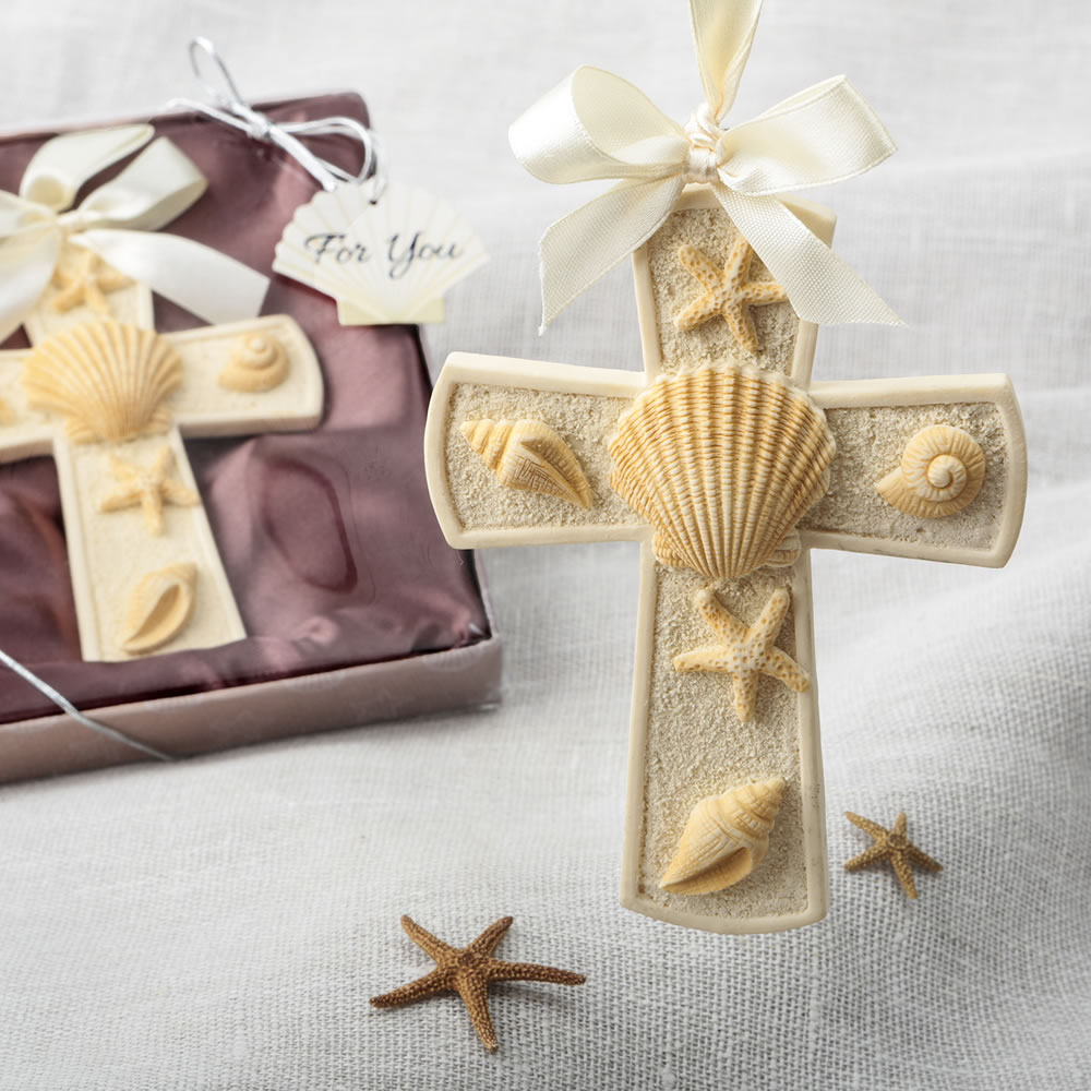Sea themed Cross ornament