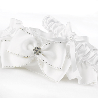 Sparkling Sash Garter Set