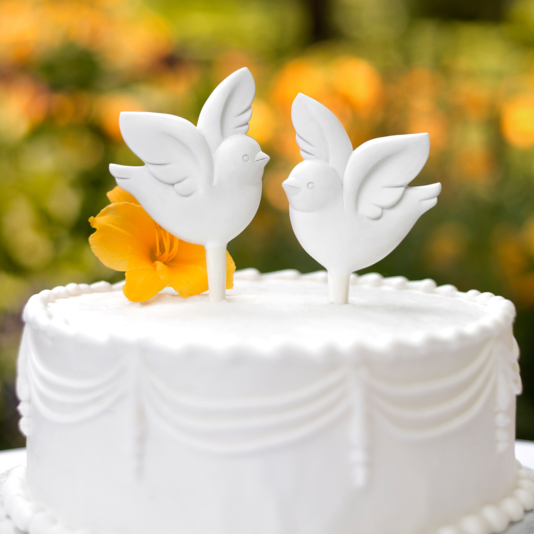 Love Bird Cake Pick Set