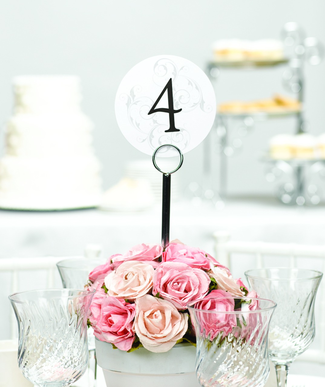 Filigree Table Number Cards