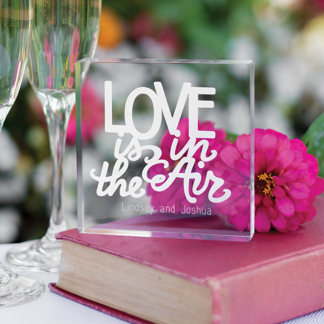 Love is in the Air Cake Top