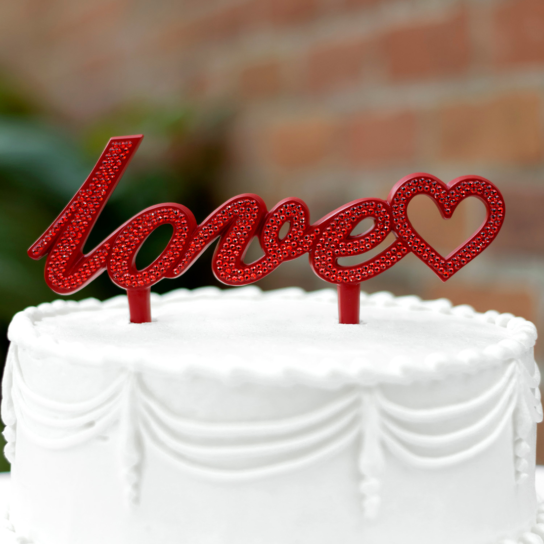 Love Bling Cake Pick