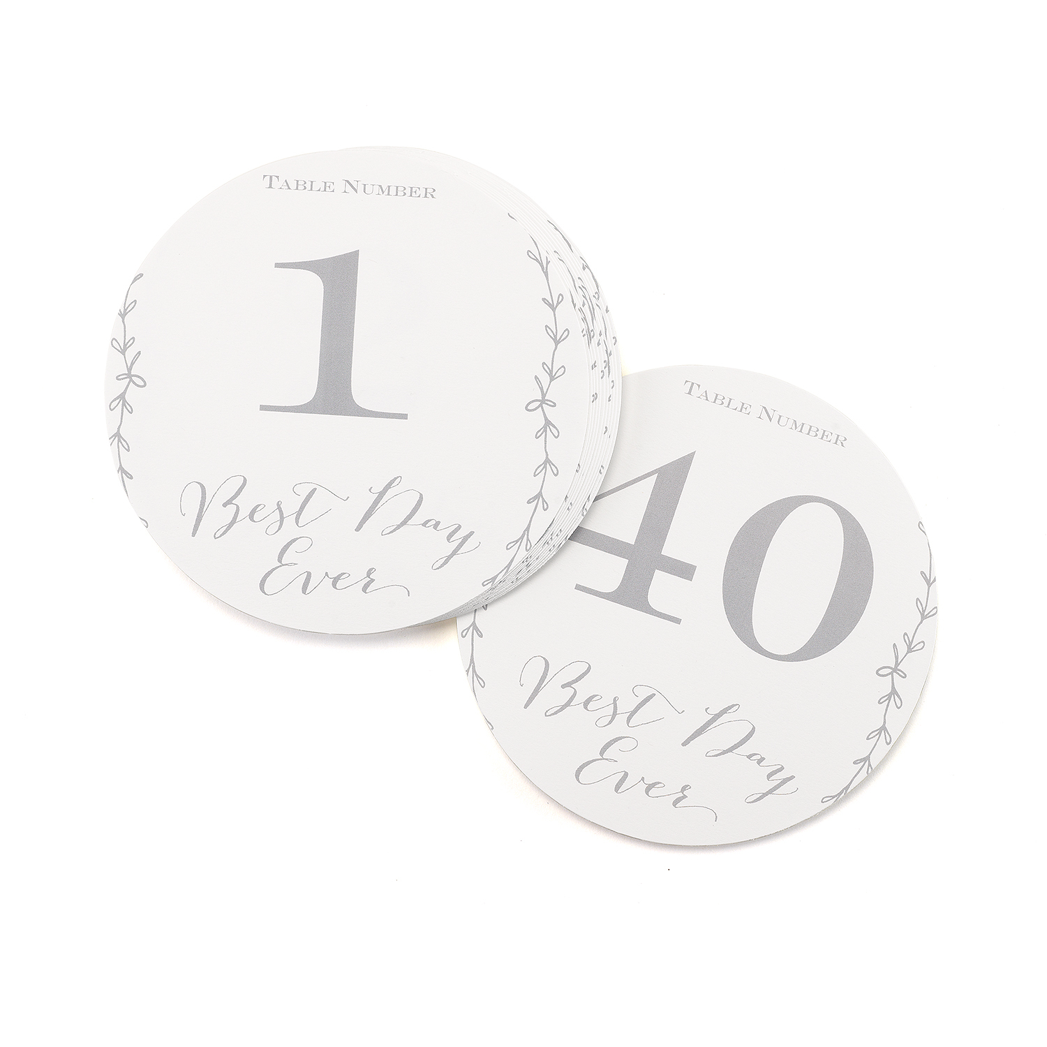 Rustic Vines - Table Number Cards