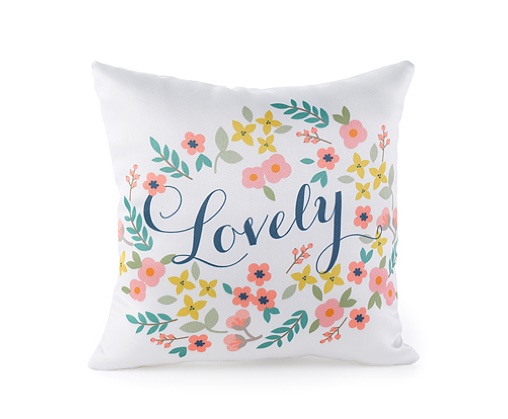 Retro Floral Pillow
