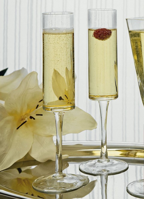 Cylinder Toasting Flutes Set