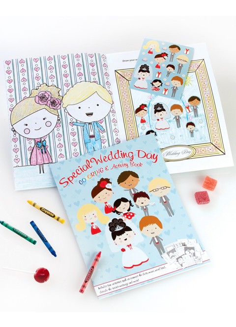 Special Wedding Day Coloring and Activity Book