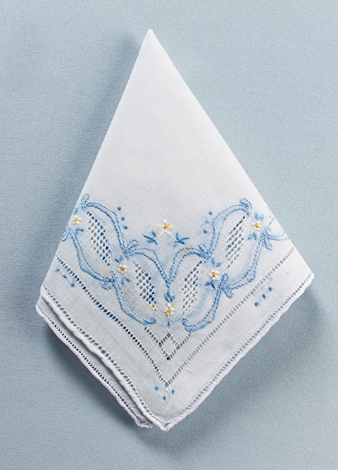Something Blue Handkerchief