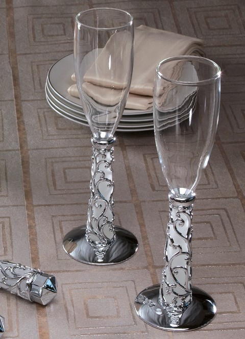 Elegant Vine Flutes