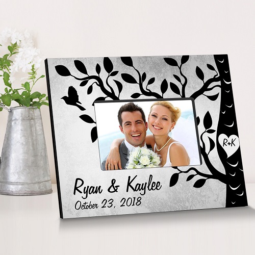 Etchings On The Tree Picture Frame