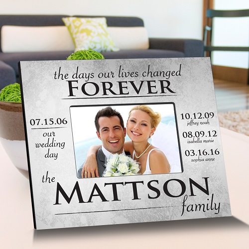 The Day Our Lives Changed Picture Frame