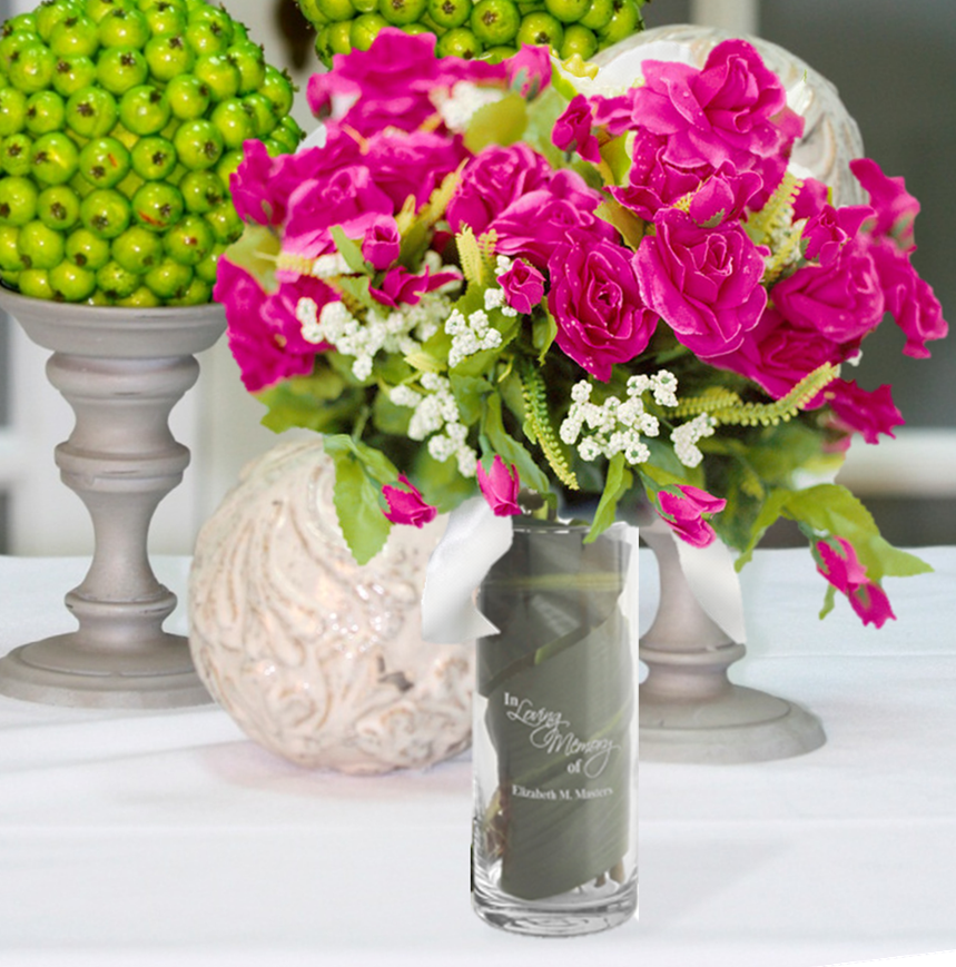 Personalized Garden of Memories Memorial Vase