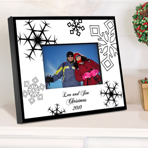 Personalized Nostalgic Snowflake Frame