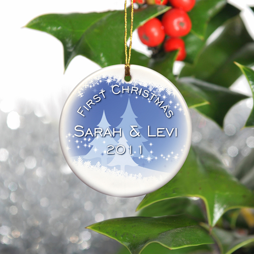 Personalized Snowscapes Ornament
