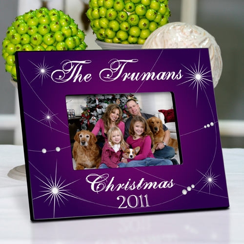 Personalized Christmas Star Picture Frame