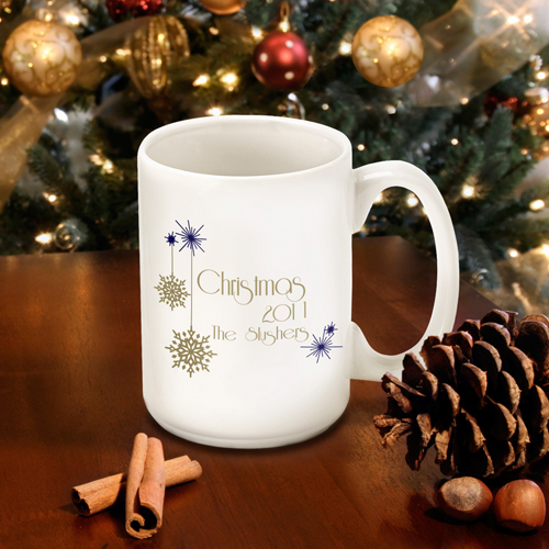 Personalized Evening Snowfall Mug