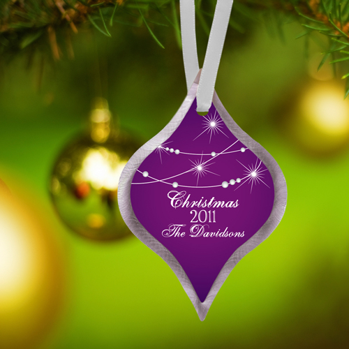 Personalized Christmas Star Ornament