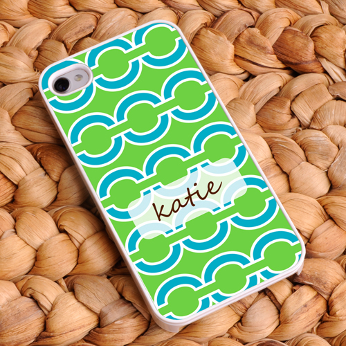Personalized Blue Link iPhone Case