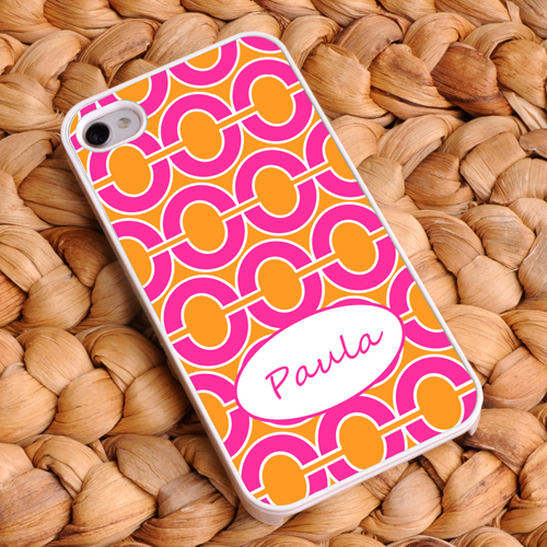 Personalized Pink Links iPhone Case